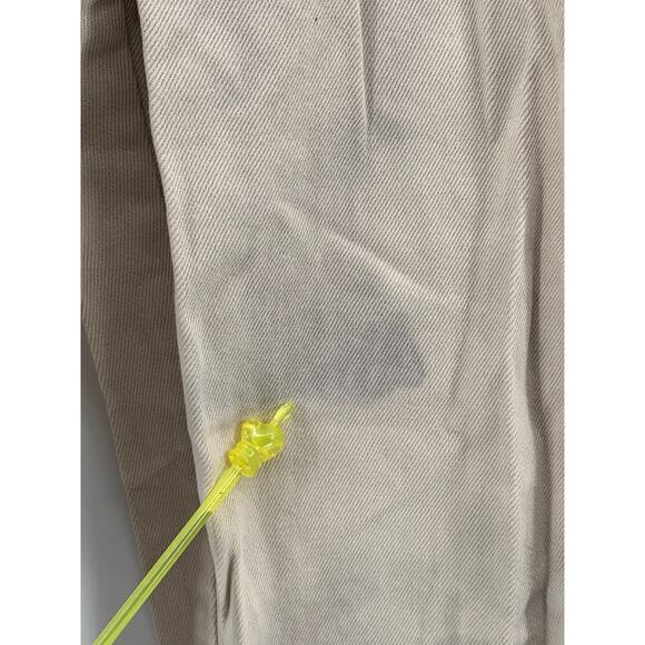 H&M Women's Tan High-Waist Twill Casual Trousers SZ 2 - Picture 5 of 11